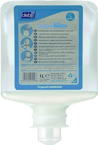 DEB original foam wash 1ltr doos á 6 stuks