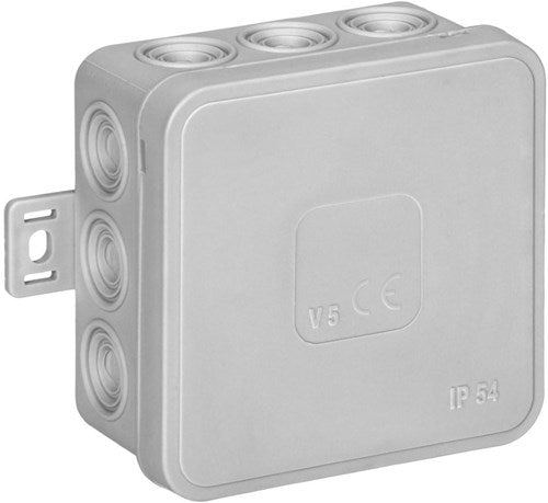 Enzo Orno kabeldoos ip54 grijs vierkant 75x75x41mm - 4034056