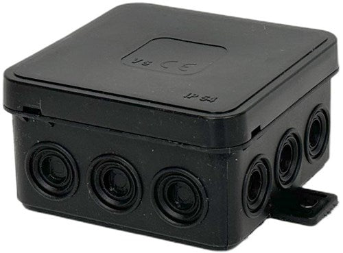 Enzo Orno kabeldoos ip54 zwart vierkant 85x85x41mm - 4034052