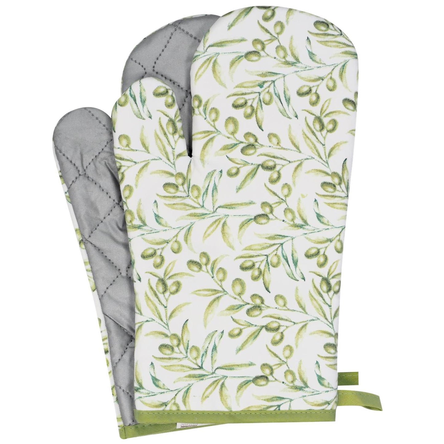Dutch House Dh ovenhandschoenen olive antracite