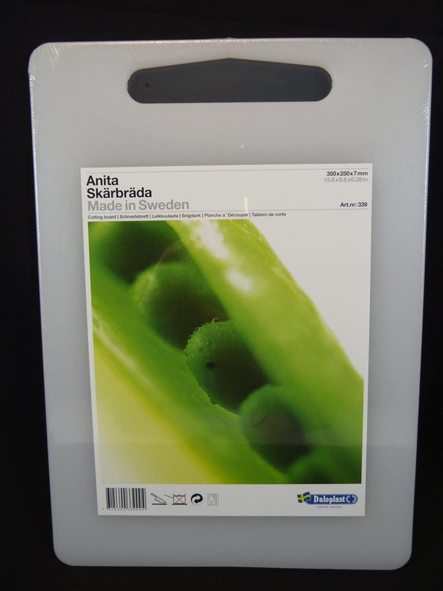 Snijplank Kunststof Anita nature 35x25cm