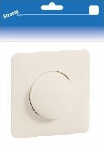 Enzo Peha creme afdekplaat + knop dimmer - 6655300