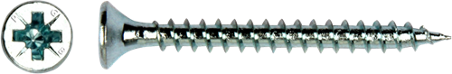 Pgb-Europe pgb-fasteners | spaanplaatschroef vk-z ø 3,5x12 zn | 200 st - pgwvzv001003500123