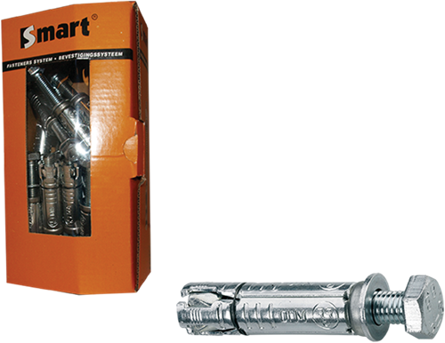 Pgb-Europe smart | keilbout met tapbout m12x50x120 zn | 10 st sm000t001120120e
