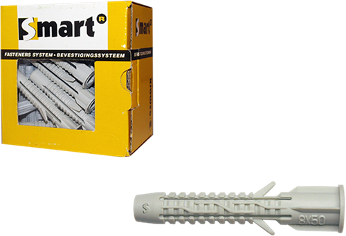 Pgb-Europe smart | universeelplug met boord ø 6x35 ny | 100 st - sm00upn00060035e