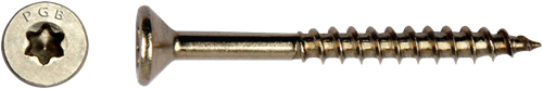 Pgb-Europe Pgb-fasteners universele spaanplaatschroef rvs a2 vk-t deeldraad verzonken kop ø 3,00x30 tx10 | 200 st | pgwvtga00003000303