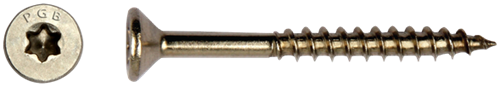 Pgb-Europe Pgb-fasteners universele spaanplaatschroef rvs a4 vk-t deeldraad verzonken kop ø 6,00x140 tx30 | 200 st | pgwvtgb00006001403