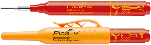 Pica 150 40 markeerstift voor diepe gaten | rood - pi15040