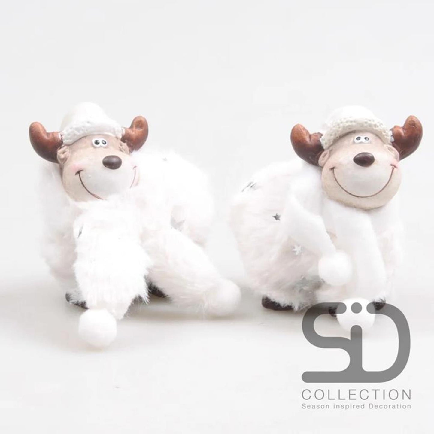 Season Inspired Decoration Beeld eland zoe gus 7,5x4,5x8cm