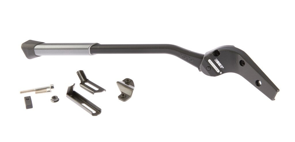 Pletscher Esge zijstandaard multi flex, zwart - op kaart