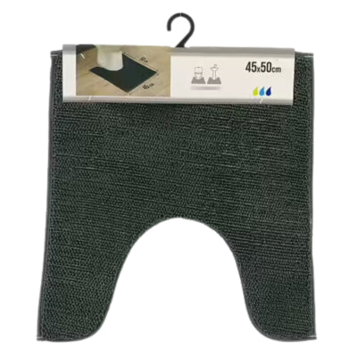 WC mat groen polyester 45 x 50 cm | 6 stuks