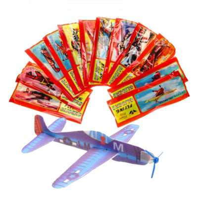Duckiez Zweefvliegtuig power prop 19 cm 12 assorti | 48 stuks