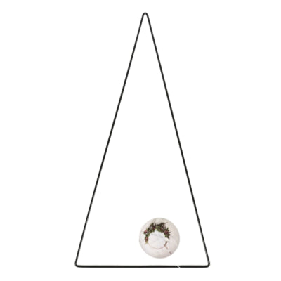 Decoratie boom metaal zwart 39 cm | 24 stuks