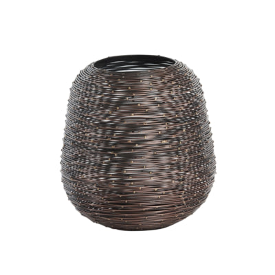 Light Living windlicht esira antique koperkleurig 18 cm | 2 stuks