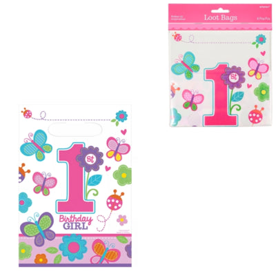 Ty Par zakjes eerste verjaardag birthday girl set van 8 | 24 stuks