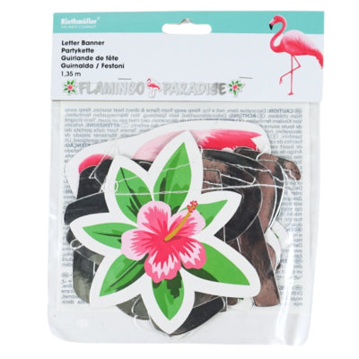 Amscan Partykette flamingo paradise papier 135 x 15 cm | 30 stuks