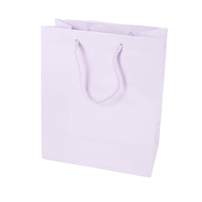Geschenktas met koord M lila 23 cm | 60 stuks