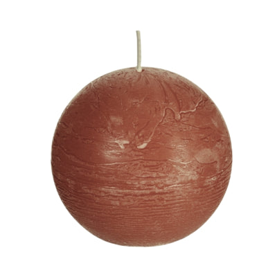 Spaas (r) bolkaars cinnamon brown 8 cm | 12 stuks