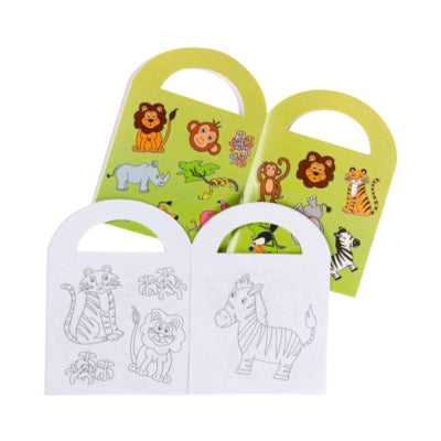 Duckiez Kleurboekje met stickers wilde dieren
