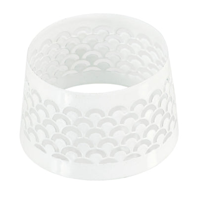 Spaas (r) kapje voor kaarsen fish eye wit 8,5 cm | 36 stuks