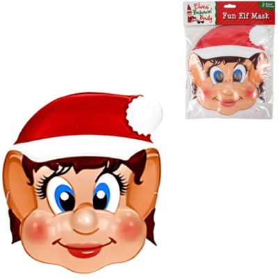 Kerst masker Elf one size | 40 stuks