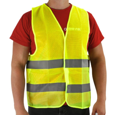 (R) Veiligheidsvest volwassenen geel one size | 10 stuks