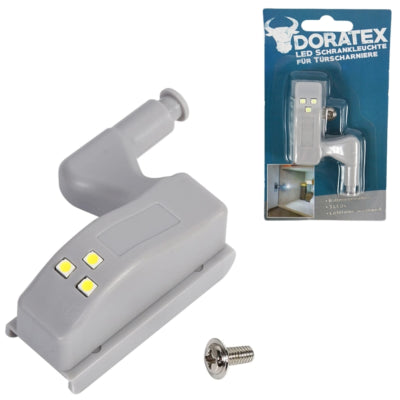Kast scharnier verlichting LED op batterij 6,8 cm | 24 stuks