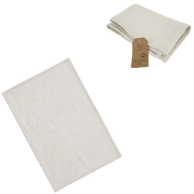 Placemat katoen wit 45 x 30 cm | 36 stuks