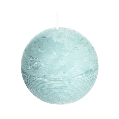 Spaas (r) bolkaars sky blue 8 cm | 12 stuks