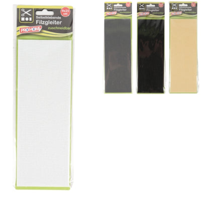 Pro Home vilt zelfklevend 9 x 25 cm 4 assorti | 100 stuks