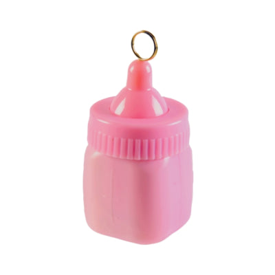 Amscan Ballongewicht babyfles roze 9 cm | 24 stuks