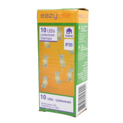 Lichtketting bloemen gekleurd LED op batterij 120 cm | 25 stuks
