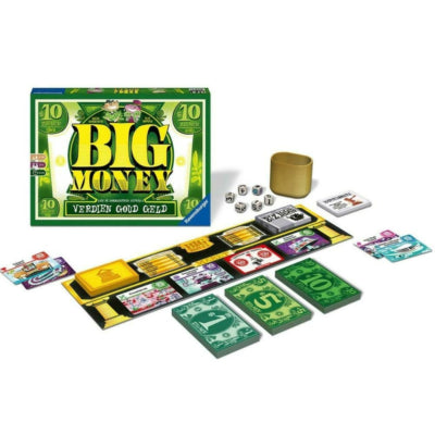 Ravensburger Big Money Spel groen 37 cm | 4 stuks