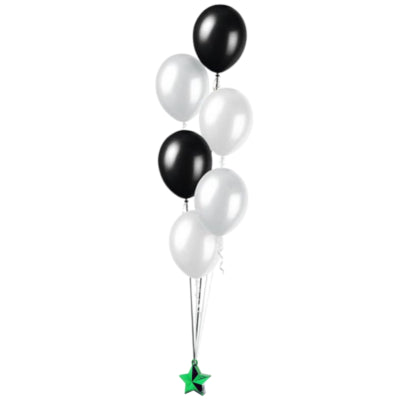 Amscan Ballongewicht ster groen 10 cm | 24 stuks