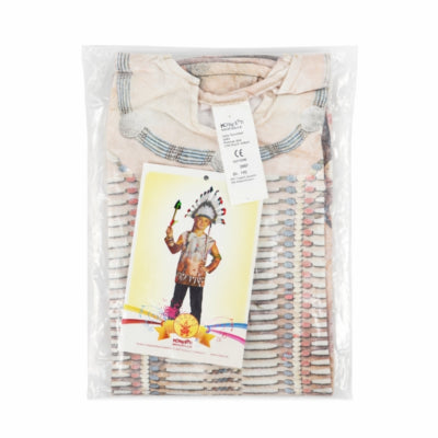 Kostuum Indiaan shirt kids maat 128 | 10 stuks