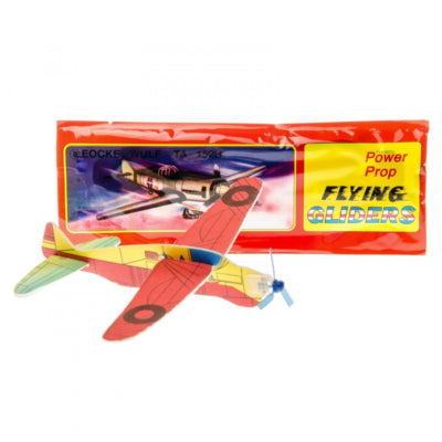 Duckiez Zweefvliegtuig power prop 19 cm 12 assorti | 48 stuks