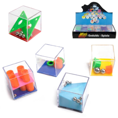 Duckiez Geduldspel kubus 4 cm 24 assorti | 24 stuks