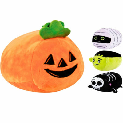 Knuffel Halloween pluche 15 cm 4 assorti | 24 stuks