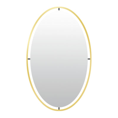 Len-Fra wandspiegel salem goudkleurig 60 cm | 2 stuks