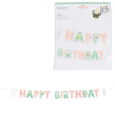 Amscan Slinger happy birthday hond kat 180 cm | 20 stuks