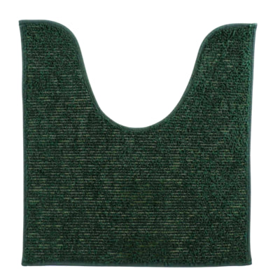 WC mat groen polyester 45 x 50 cm | 6 stuks