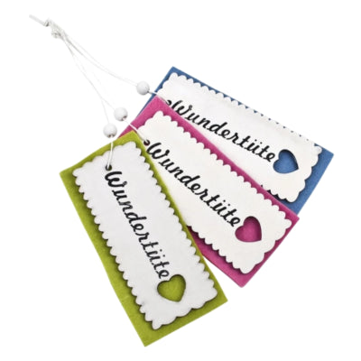 Decoratie hanger Wundertüte 13 cm 3 assorti | 36 stuks