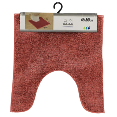 WC mat terra polyester 45 x 50 cm | 6 stuks