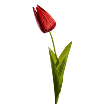 Kunstbloem Tulp zijde rood 50 cm | 48 stuks