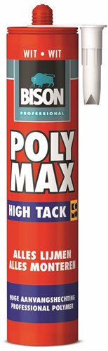 Bison Prof poly max high tack wit crt 425g - 6312599