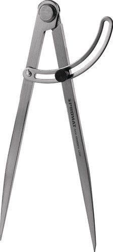 Promat tecwerk puntpasser | lengte 200 mm | met stelboog - 4000858913