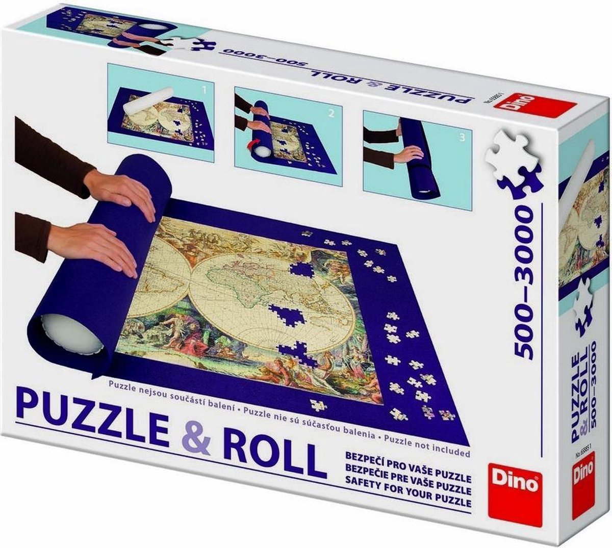 DinoToys Puzzle roll - oprolbare puzzelmat voor 500 tot 3000 stukjes