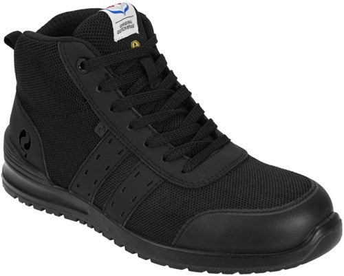 Quick werkschoen sprint dark hoog qs0562 s1p | zwart | maat 39 - 8718591551093