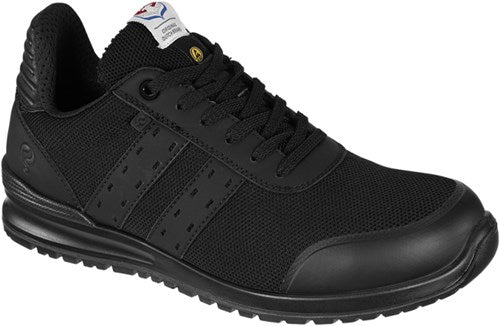 Quick werkschoen sprint dark laag qs0561 s1p | zwart | maat 43 - 00.114.006.43
