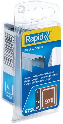 Rapid nr. 970 vlakdraadnieten dp 14 mm, 670 stuks - 40109599 - 40109599